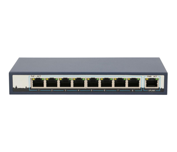 Extralink Switch Ceres EX-SF1008P 8 portów 10-100MBPS EX.3906 - 454705 - zdjęcie